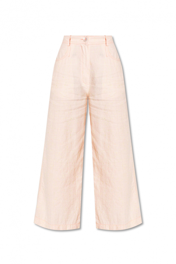 Pink Relaxed-fitting Trousers Forte_forte - Vitkac GB